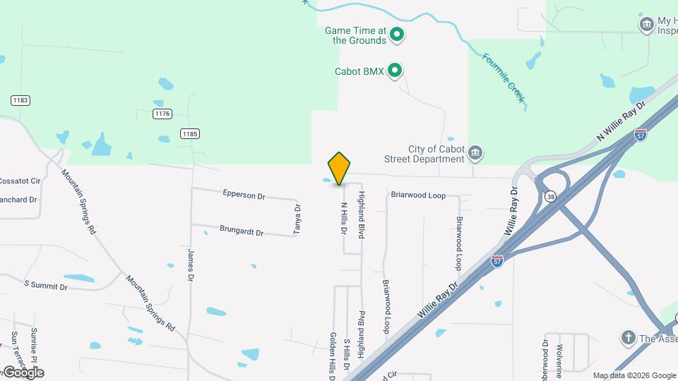 2037 N Hills Dr Map and Location Details