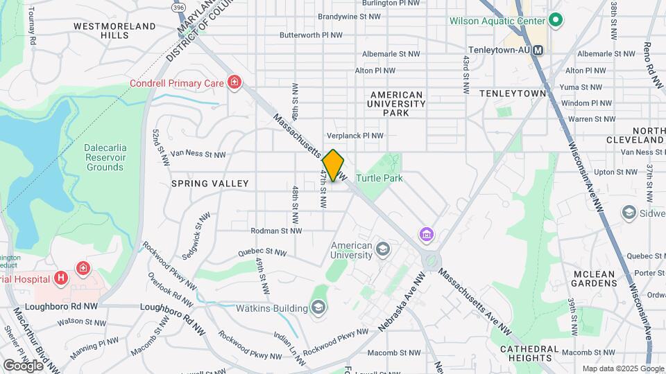 4629 Tilden St NW Map and Location Details