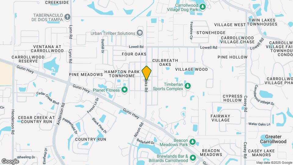 12513 4 Oaks Rd Map and Location Details