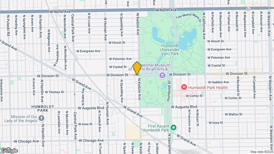 3207 W Division St Map and Location Details