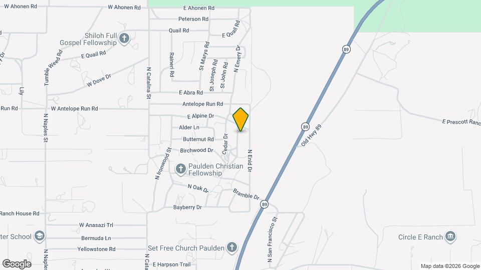 25415 Cedar Dr Map and Location Details