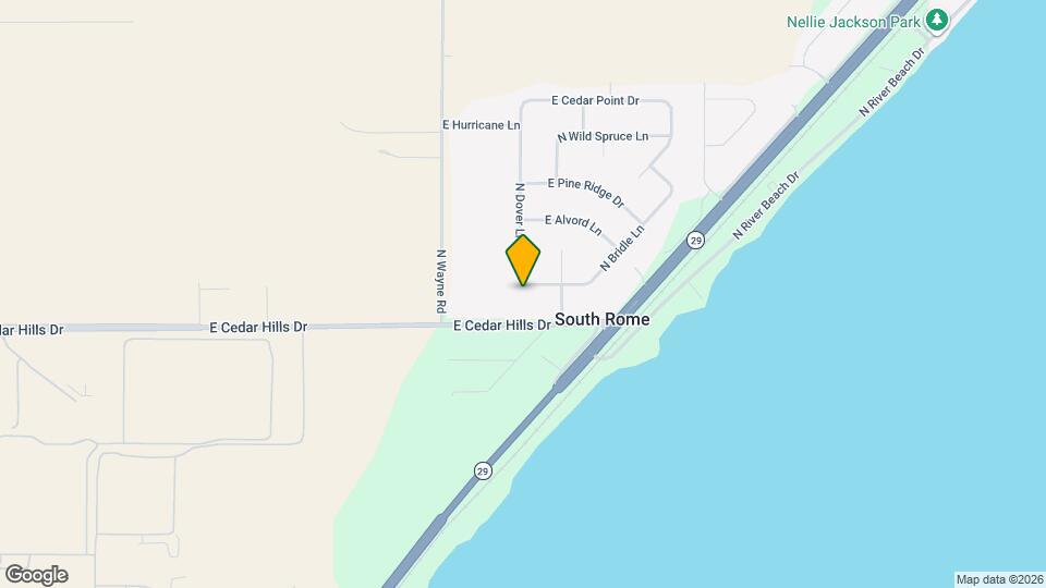 13427 N Dover Ln Map and Location Details