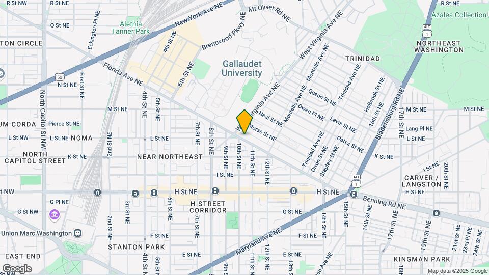 1014 Florida Ave NE Map and Location Details