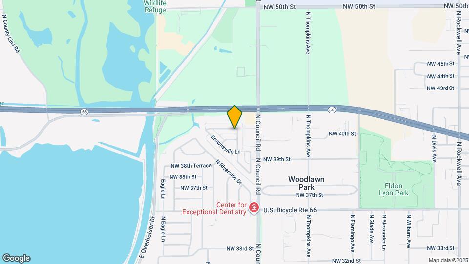 8100 N Bridgeport Ln Map and Location Details