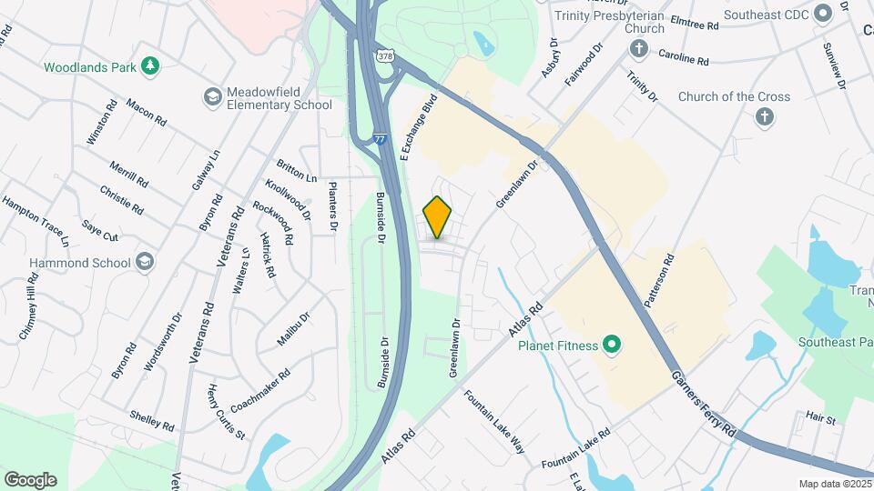 302 Hampton Forest Drive Map and Location Details