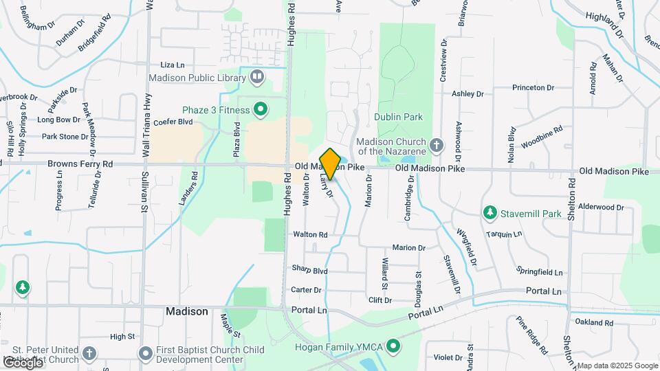 706 Larry Dr Map and Location Details