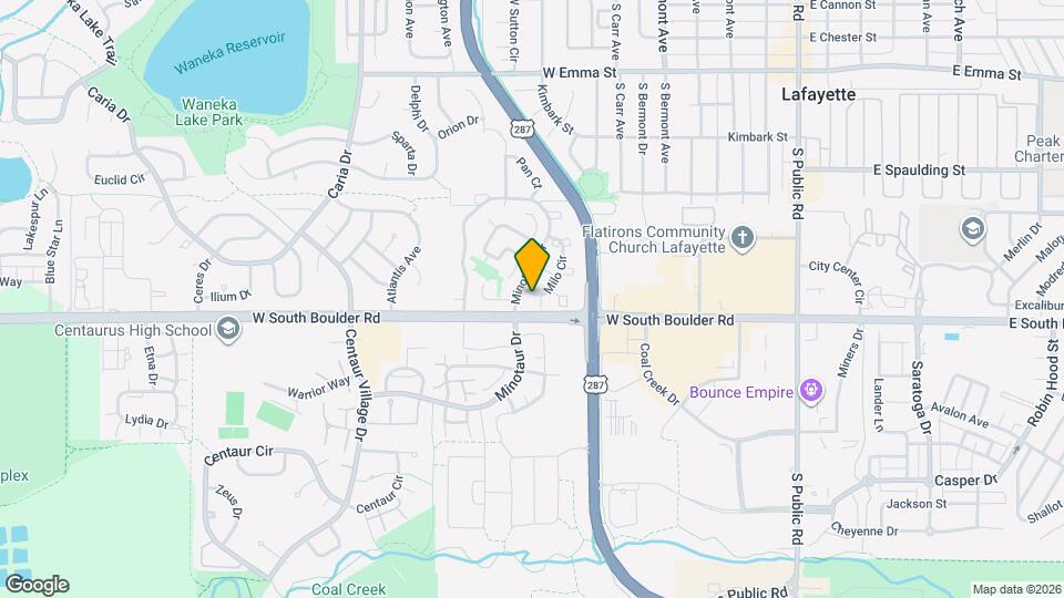 1284 Milo Cir Map and Location Details