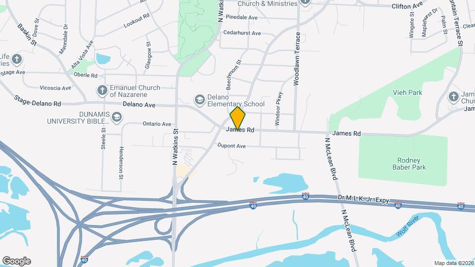 1841 James Rd Map and Location Details