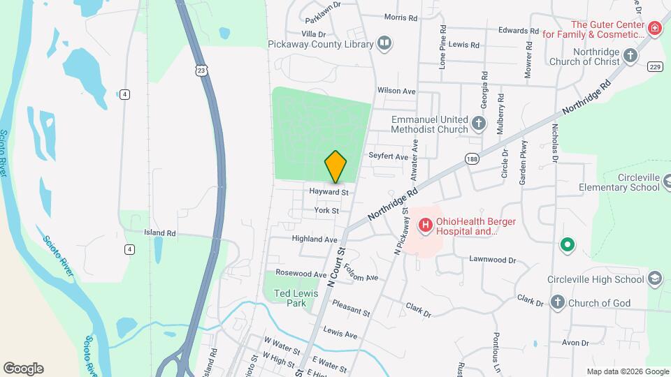 122 Hayward St Map and Location Details