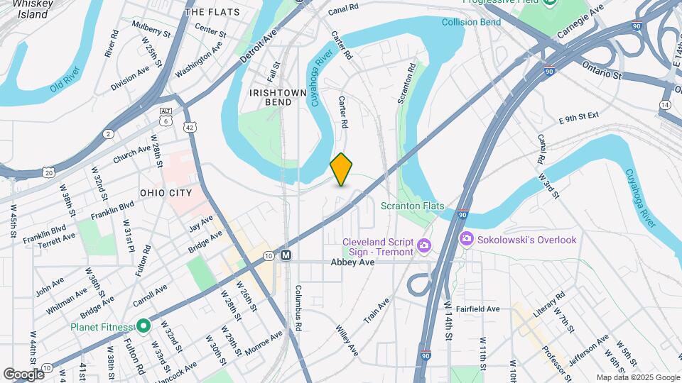 1900 Grove Ct, Unit Grove Court Penthouse Map and Location Details
