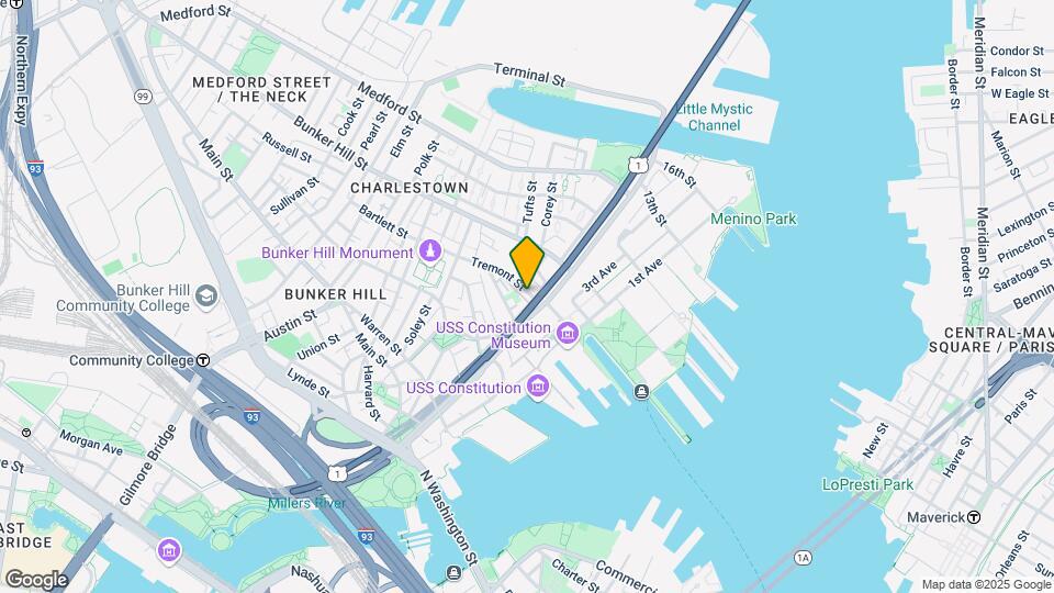 67 Tremont St, Unit 1 Map and Location Details