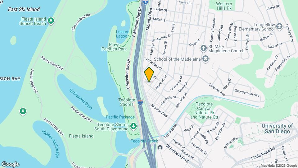 1404 Lieta St Map and Location Details