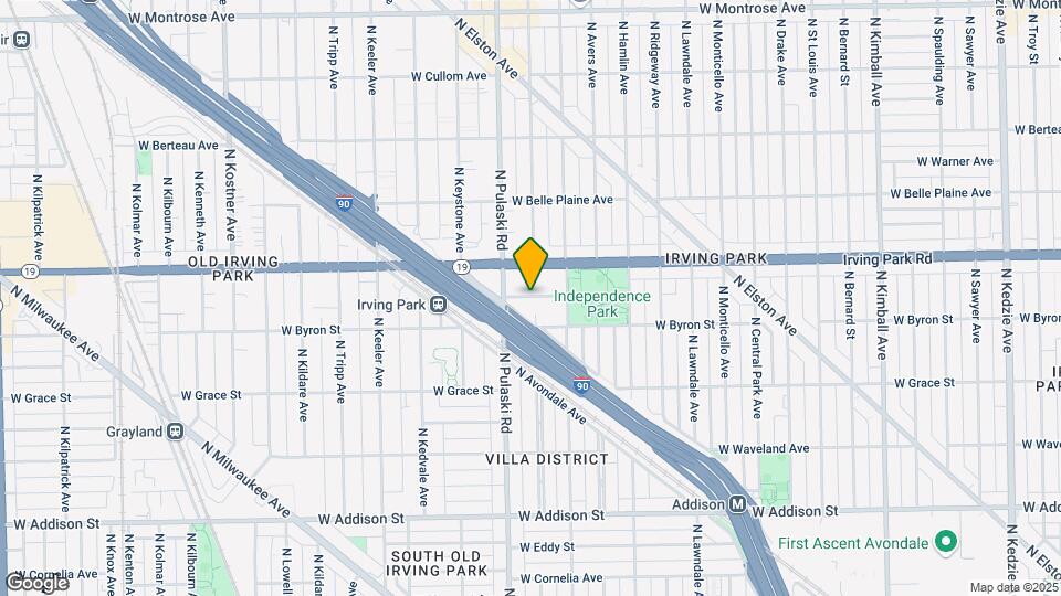 3953 W Dakin St Map and Location Details