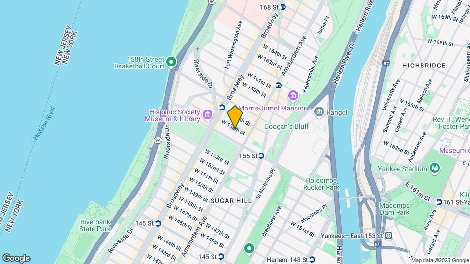 520 W 156th St Map and Location Details