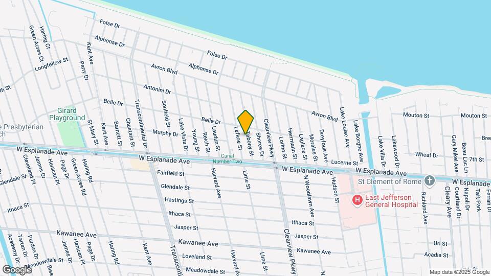 4416 Tabony St Map and Location Details