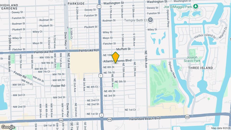 811 NE 8th St Map and Location Details