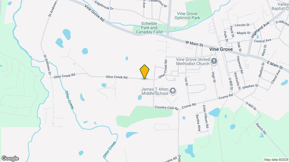 816 Otter Creek Rd Map and Location Details