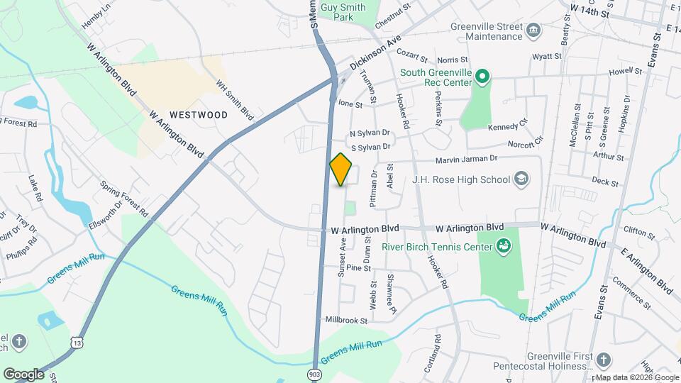 2516 Sunset Ave Map and Location Details