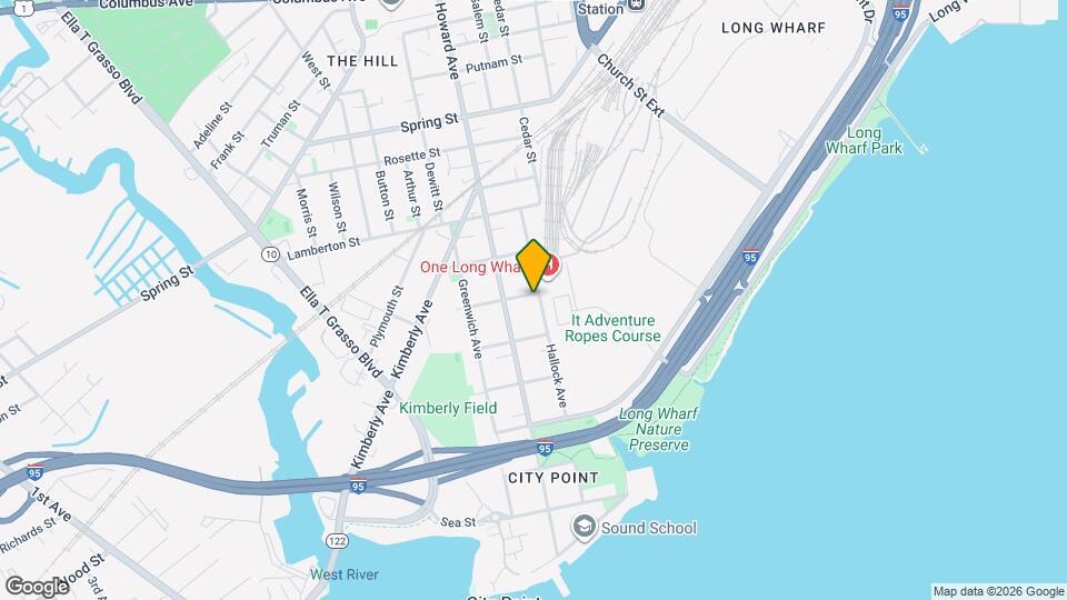 222 Hallock Ave Map and Location Details