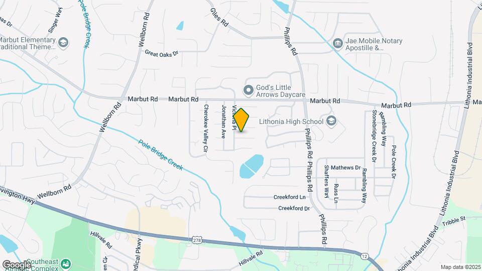 6161 Hyde Park Ln Map and Location Details