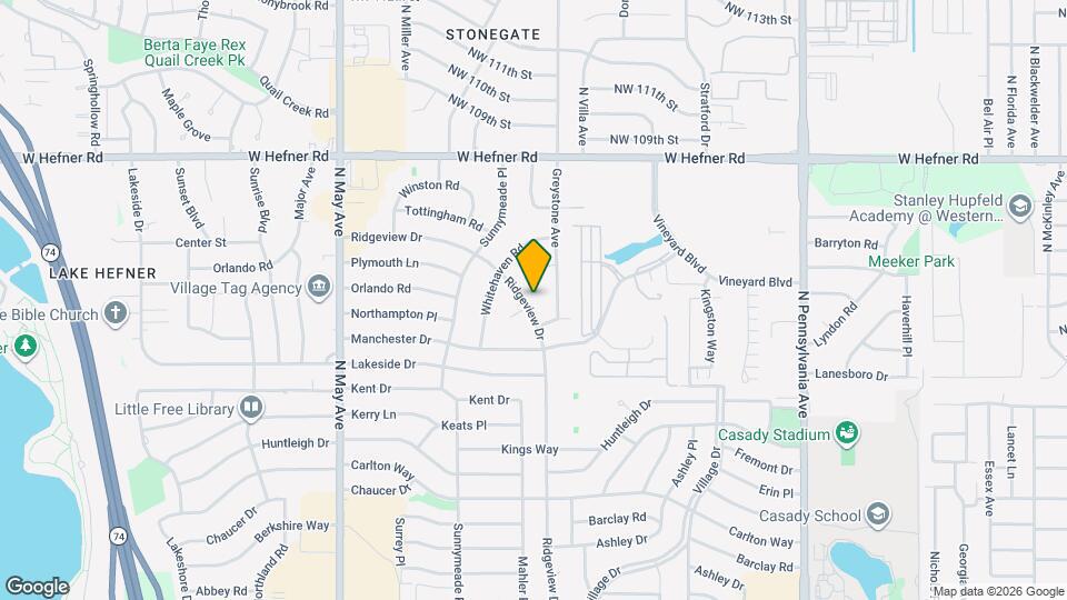 10416 Ridgeview Dr Map and Location Details