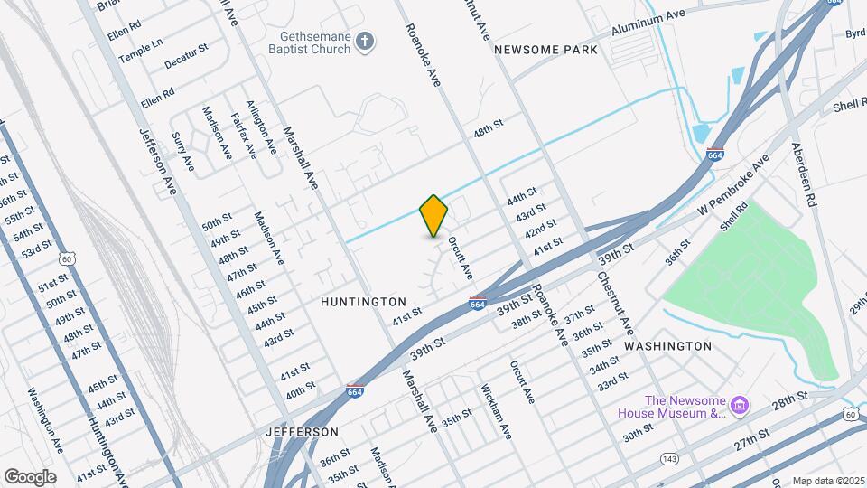 4321 Newsome Dr Map and Location Details