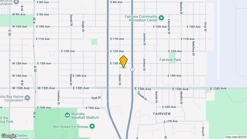 1317 Hyder St Map and Location Details