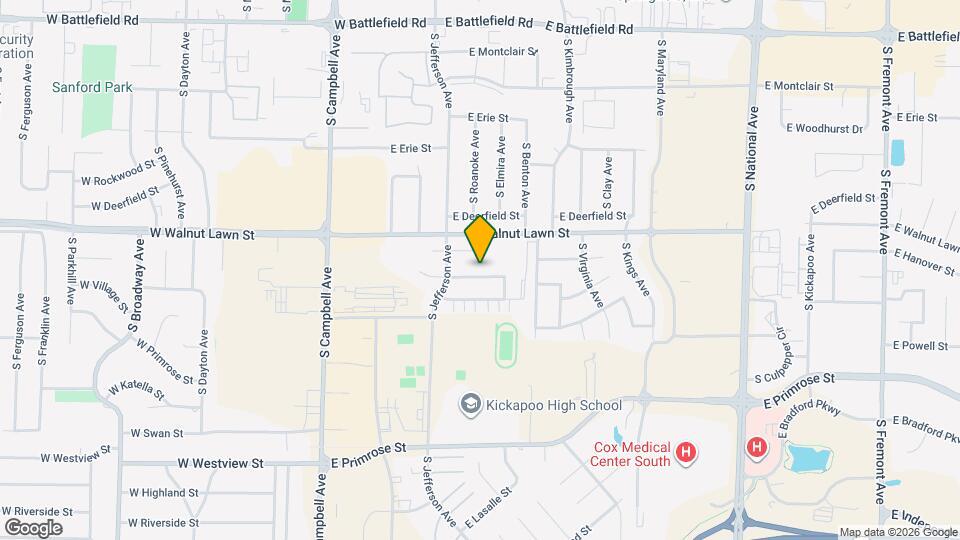 523 E Redwood St Map and Location Details