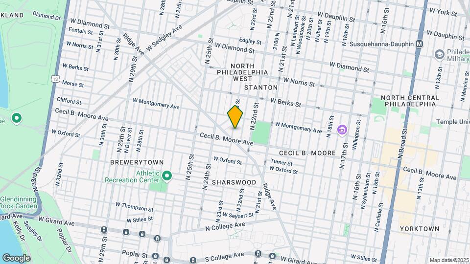 1723 N 23rd St Map and Location Details