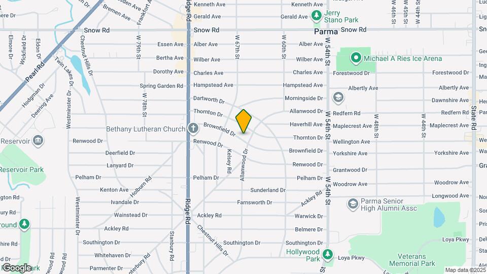 6514 Brownfield Dr Map and Location Details