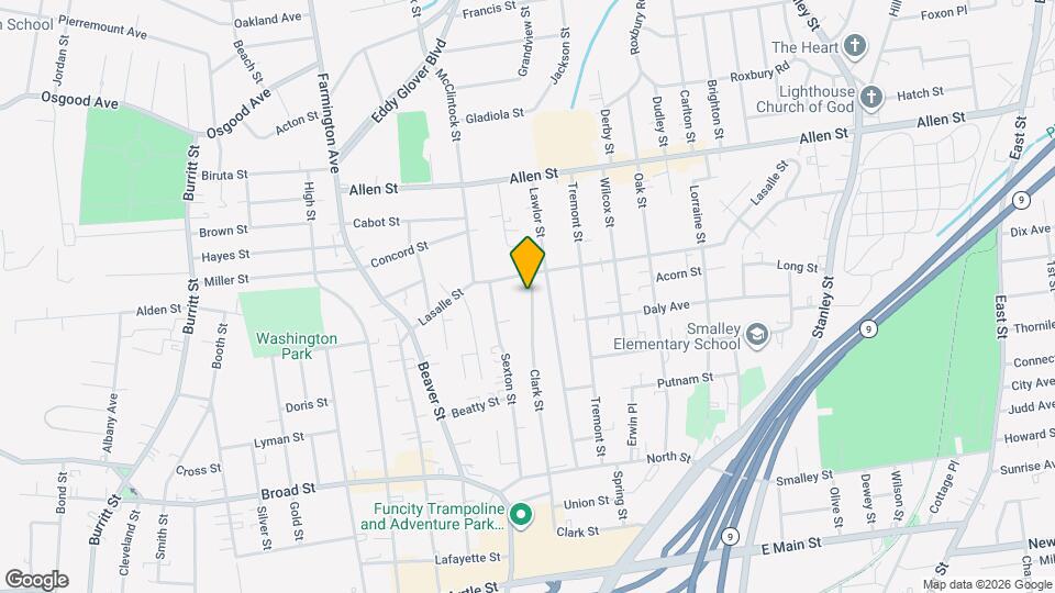 252 Clark St, Unit 1 Map and Location Details