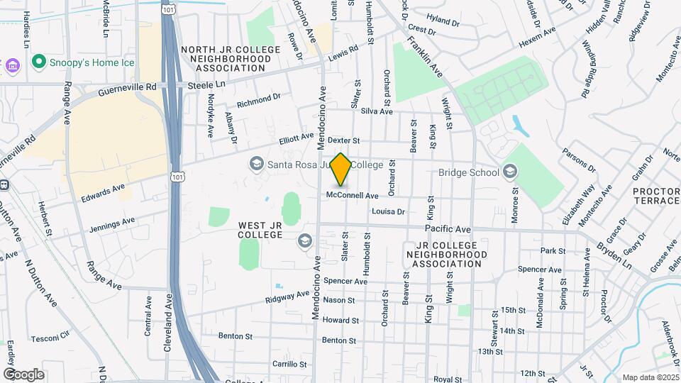555 Mcconnell Ave Map and Location Details