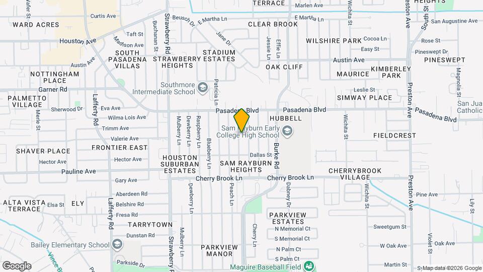 2121 Hickory Ln Map and Location Details
