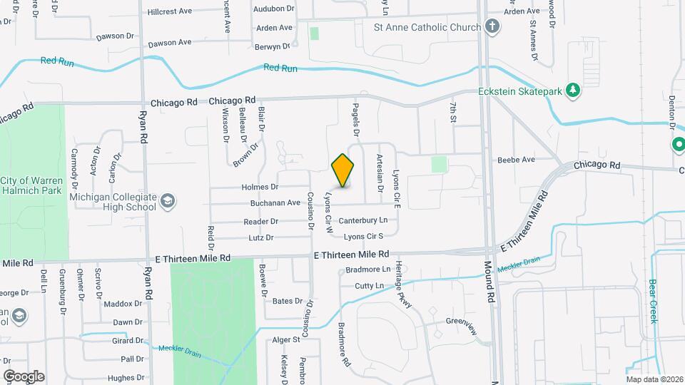 31400 Lyons Cir W Map and Location Details