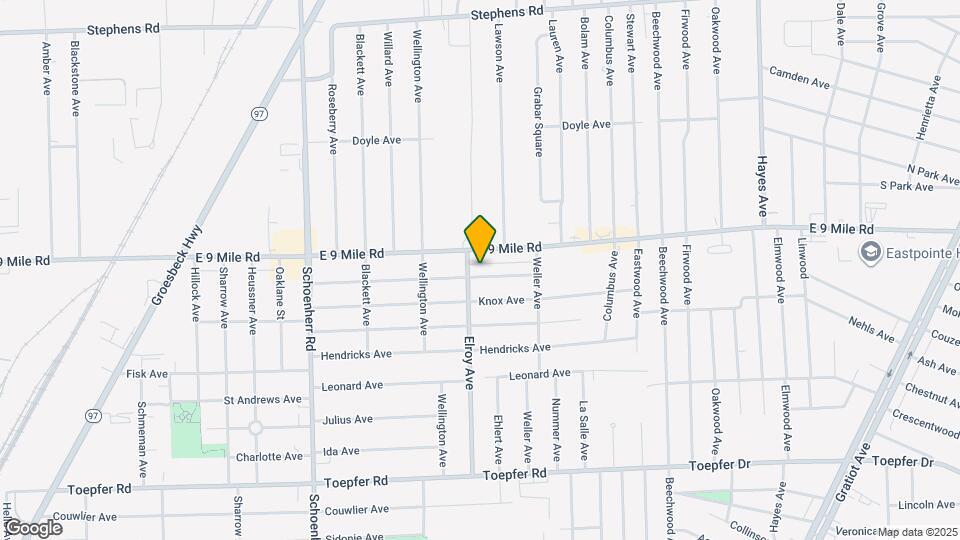 14219 Hobart Ave Map and Location Details