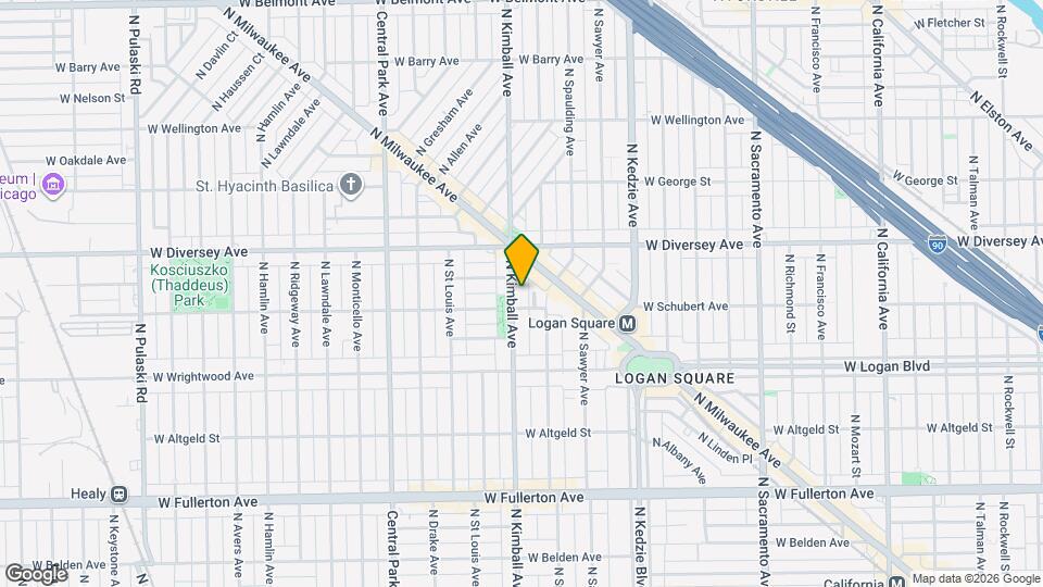 2711 N Kimball Ave, Unit 3 Map and Location Details