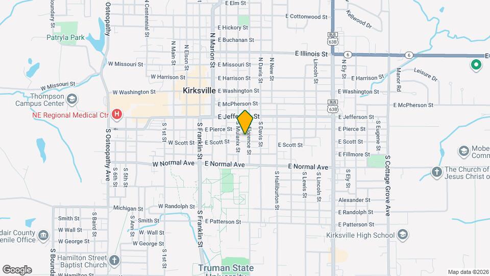 411 E Scott St Map and Location Details