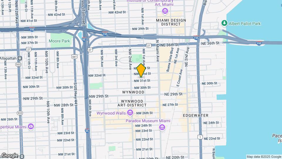 121 NW 31st St, Unit A6 Map and Location Details