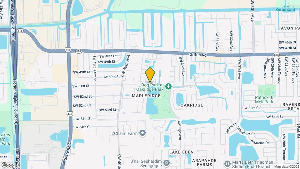 3750 SW 51st St Map and Location Details