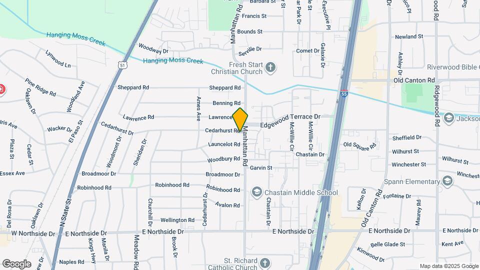 785 Cedarhurst Rd Map and Location Details