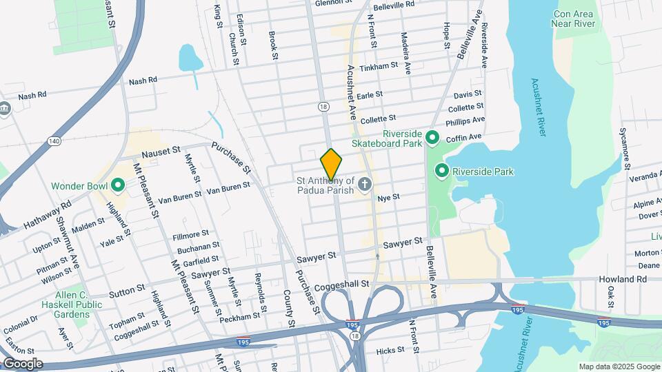 207 Ashley Blvd Map and Location Details