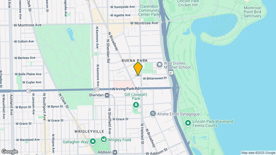 4040-4042 N Clarendon Ave Mapa y Detalles de la Ubicación