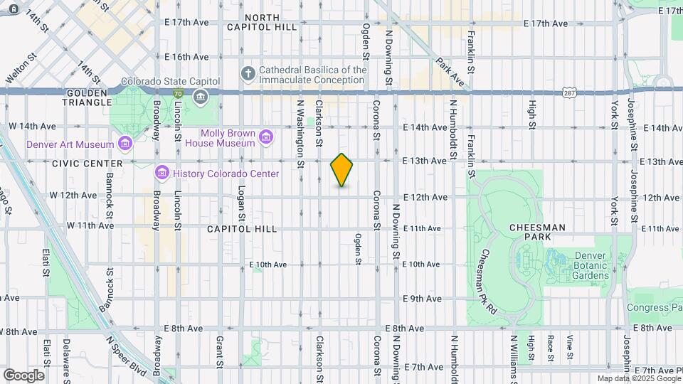 1200 Emerson St Mapa y Detalles de la Ubicación
