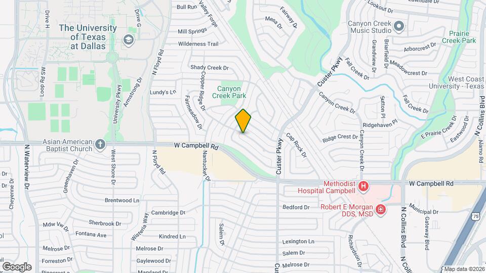 525 Copper Ridge Dr Map and Location Details