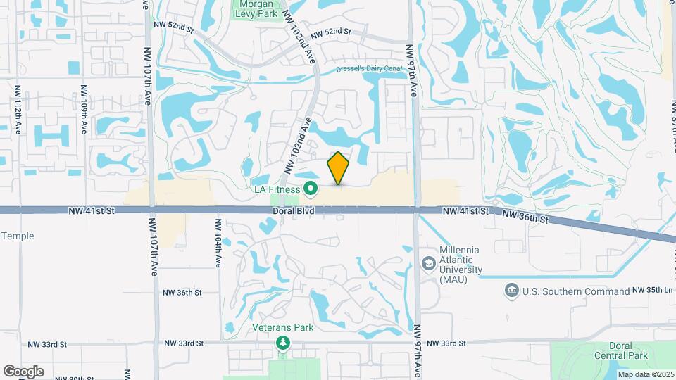 9940 NW 43rd Terrace Map and Location Details