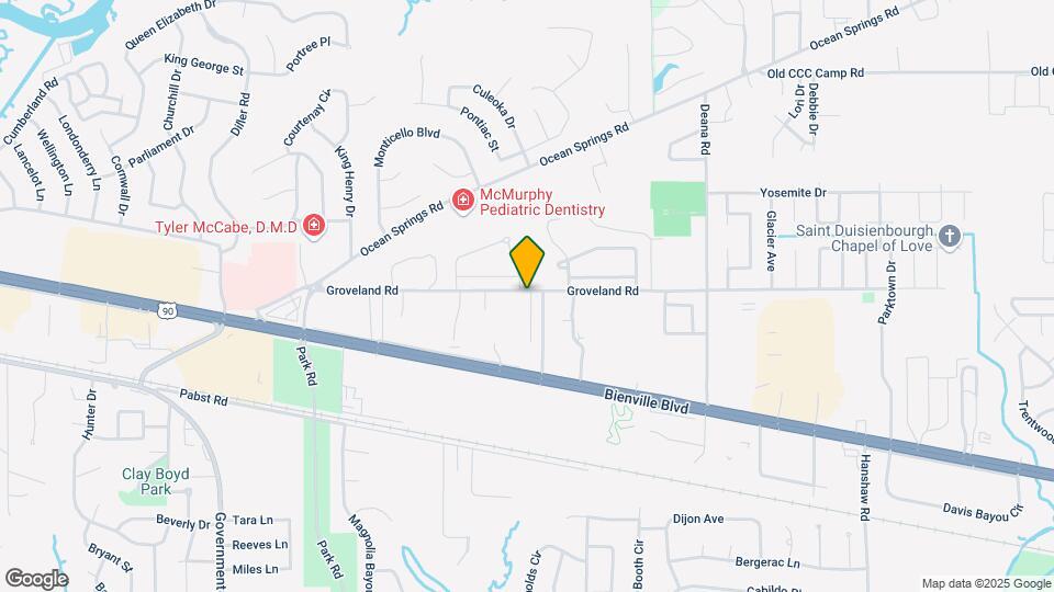 3621 Groveland Rd Map and Location Details