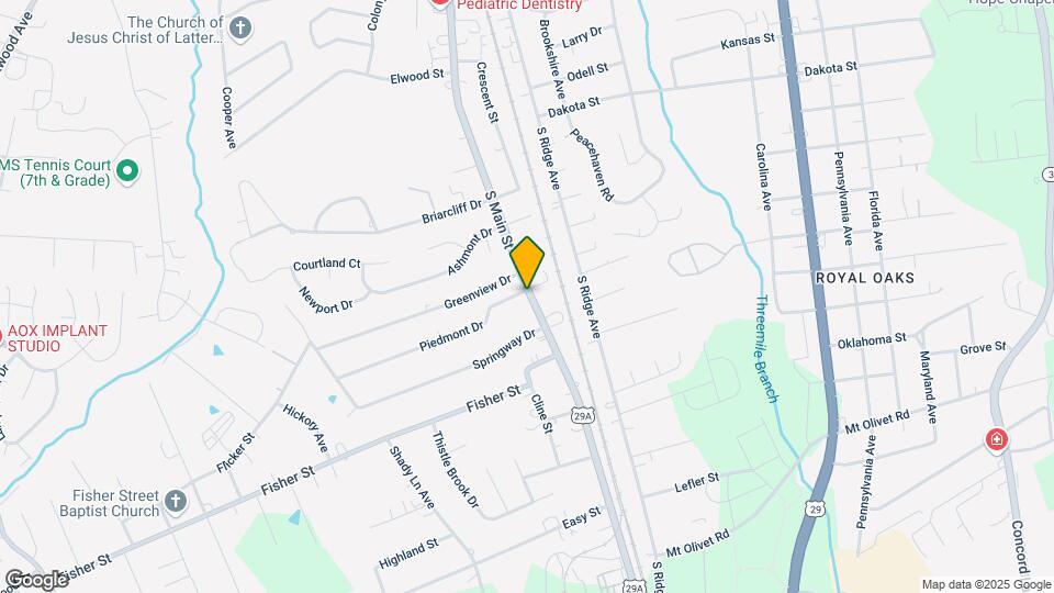 95 Piedmont Dr Mapa y Detalles de la Ubicación