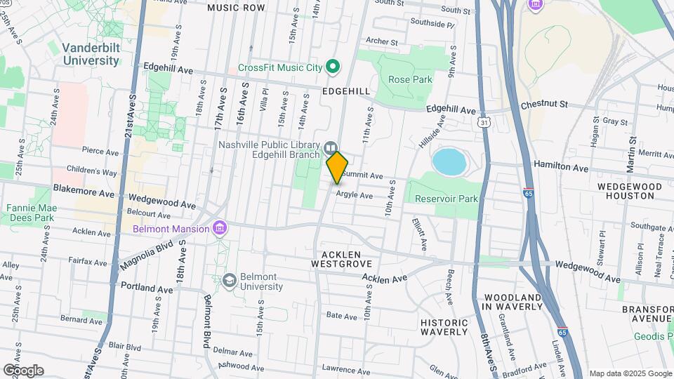 1118 Argyle Ave Map and Location Details