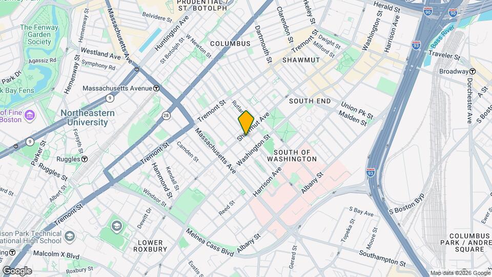 476 Shawmut Ave Map and Location Details