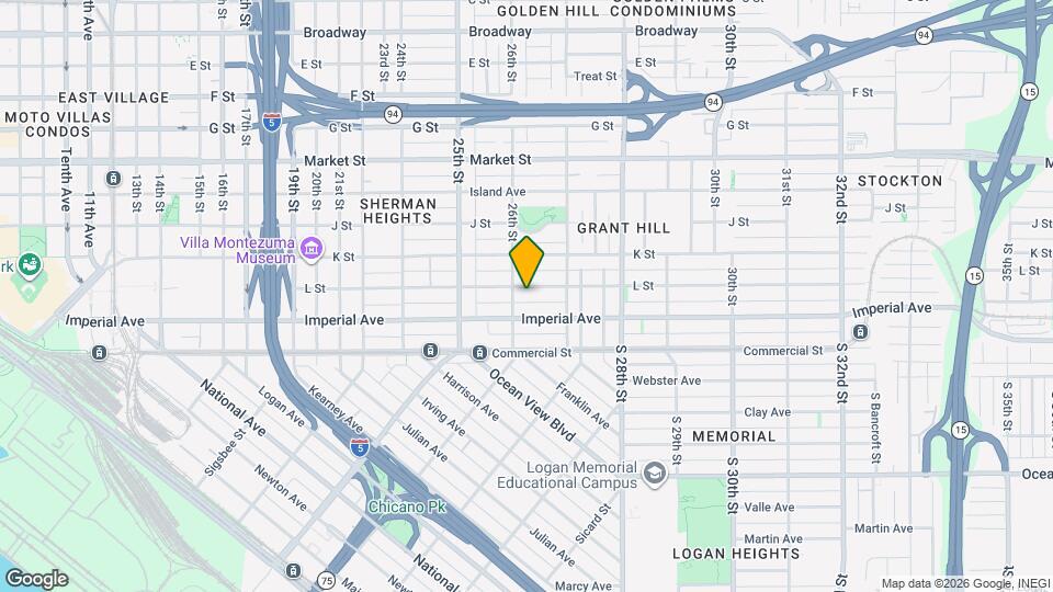 2621 L St Map and Location Details